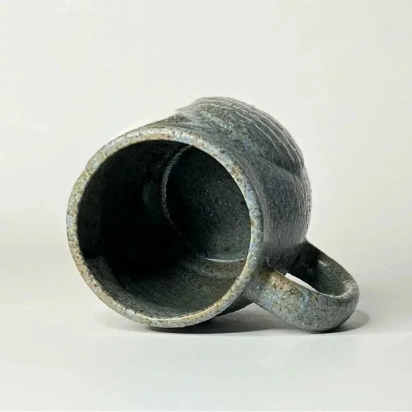 Kotobuki Japanese 3.25"H Blue Owl Tea Coffee Cup Mug Made In Japan - Picture 5 of 6